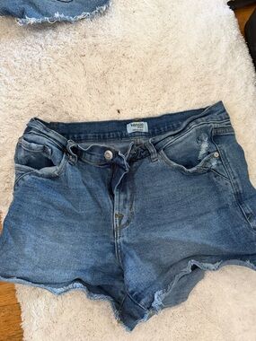 Denim shorts